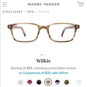 WARBY PARKER Wilkie in Chestnut Crystal